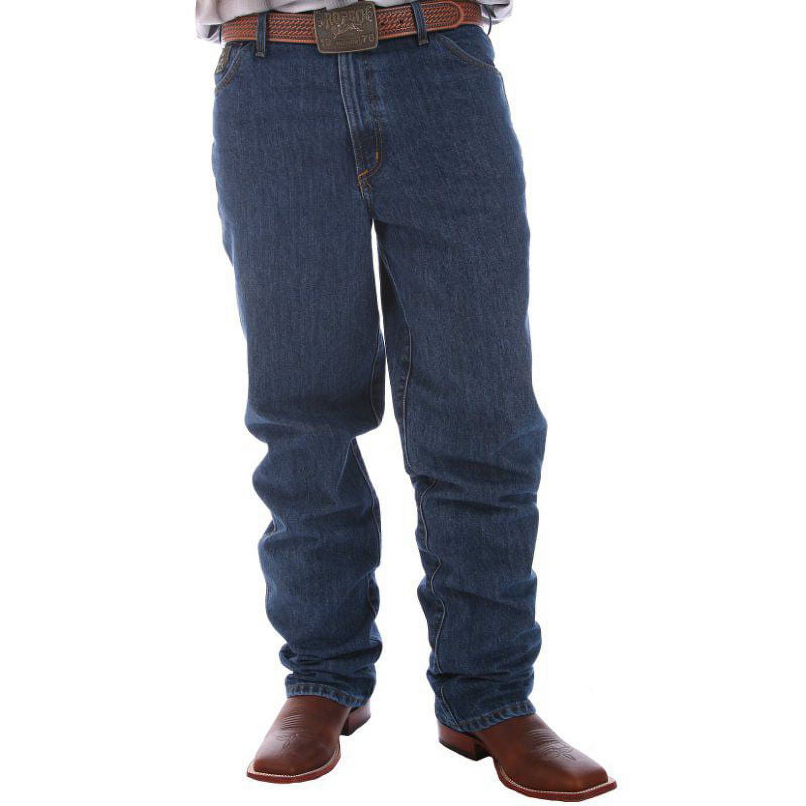 Cinch Men's Green Label Relaxed Fit Dark Stonewash Jeans Dark Stone 28W x 32L  US - image 2 of 4