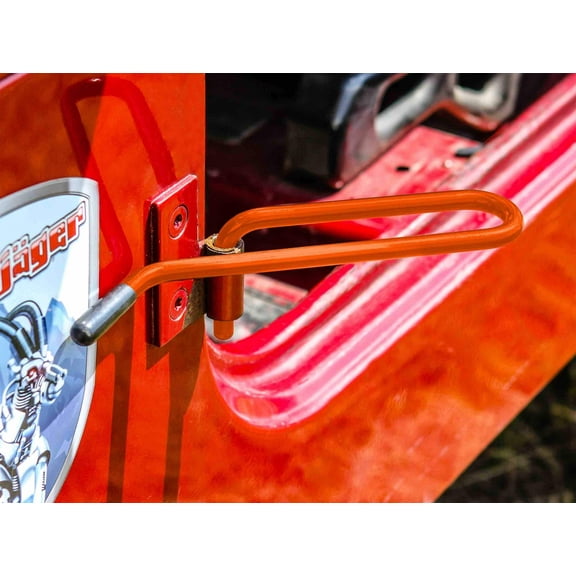 Steinjäger Exterior Accessories Wrangler YJ 1987-1995 Foot Pegs Fluorescent Orange