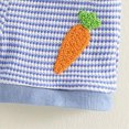 thumbnail image 7 of Kaprioy My First Easter Baby Girl Outfit Girls Clothes Waffle Stripe Bunny Carrot Print Short Sleeve Shirt and Shorts Sets Summer Clothes, 7 of 7