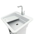 thumbnail image 6 of Gray Freestanding Utility Sink Laundry Tub Sink Wash Station Laundry Sink W/ Faucet 200kg, 6 of 36