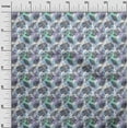 thumbnail image 3 of oneOone Polyester Spandex Light Blue Fabric Autumn Sewing Material Print Fabric By The Yard 56 Inch Wide, 3 of 4