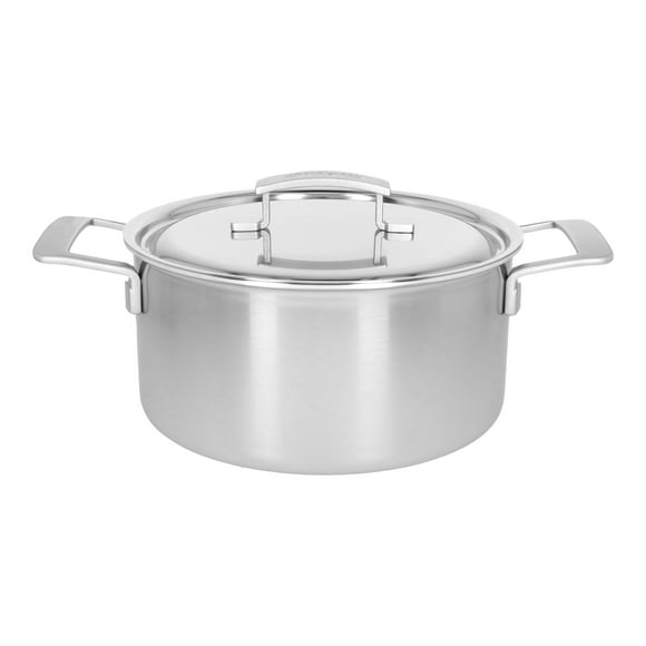 DEMEYERE Industry 5 5.2 L 18/10 Stainless Steel Stew Pot With Lid