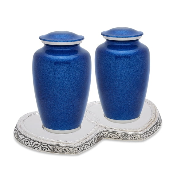 Urnsdirect2u Blue Pearl Companion Urn Set