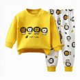 thumbnail image 4 of Gerichy Toddler Boys Girls Christmas Pajamas Dinosaur Jammies Cute Kids Cotton Sleepwear 2Pcs Set 3M-6T, 4 of 5