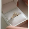 thumbnail image 3 of Jewelerix Pear Cut Comfort Fit Ring 14K Gold Moissanite Diamond Engagement Ring 1.30 CT Wedding Promise Rings for Her, 3 of 4