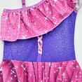 thumbnail image 5 of Girls Princess One Piece Bathing Suit, Adjustable One-Shoulder Sling Swimsuits for 2-8Years, 5 of 7