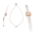 thumbnail image 4 of Conjunto de pulsera de reloj Jadeshay para mujer paquete de 3 pulseras de cuarzo con purpurina, 4 of 8