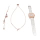 thumbnail image 4 of Conjunto de Reloj de Pulsera NikouMX 3 Pulseras de Cuarzo con Purpurina, 4 of 8