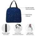 thumbnail image 3 of Naloa Sparkling Blue Glitter Print Lunch Box for Women Men,Insulated Lunch Bag,Lunchbox,Thermal Leakproof Cooler,Reusable Lunch Tote Bag for Work School Travel Picnic, 3 of 7