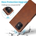thumbnail image 5 of Dteck Case for Apple iPhone 11 6.1-inch,Detachable Case Card Holder Wallet Magnetic Leather 2 in 1 Design Shockproof Kickstand Cover Support Magnetic Car Mount Case,Brown, 5 of 7