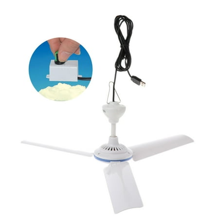 

Portable Camping Fan Mini Fan USB Outdoor Camping Ceiling Fan for DC 5V Ceiling