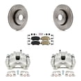 thumbnail image 1 of Transit Auto Front Disc Brake Caliper Rotors and Ceramic Pads Kit for Car 2017 Kia Rio LX EX with 14" Factory Wheels KC8-100536N, 1 of 11