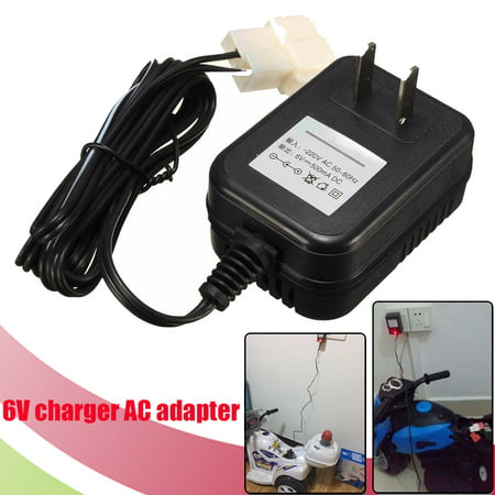 6V 500ma/ 12V 1.5a/ 6V 1a Battery Charger Tech & Gadgets AC adapter For Kid SUV Ride On Car, Round Tip/Square