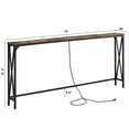 "MONVANE 70"" Modern Living Room Furniture, Long Console Entryway Sofa