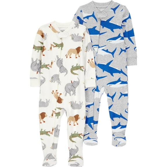 Carter's Child of Mine Toddler Pajama, 2-Pack, One-Piece, Sizes 12M-5T