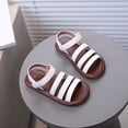 thumbnail image 3 of XIYNBAOK Girls Slip on Sandals Baby Sandals 12-18 Months Soft Sole Baby Shoes Size 9 Girls Shoes Toddler Shoes with Lights Black Baby Girl Shoes 4 Toddler 12 Month Shoes Girl Baby 2 High Top, 3 of 7