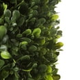 thumbnail image 2 of 17 Inch Tea Leaf Square Wreath Indoor Outdoor Artificial Greenery UV Resistant, 2 of 3