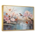 thumbnail image 2 of Designart "Paradise In Bloom I" Flower Field Floater Framed Wall Art Prints, 2 of 5