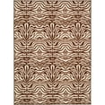 thumbnail image 2 of SAFAVIEH Metropolis Kevin Animal Print Area Rug, Cream/Brown, 4'7" x 6'6", 2 of 3