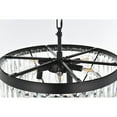 thumbnail image 5 of Elegant Lighting Josephine 20 Inch Round Chandelier In Black, 5 of 8