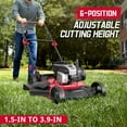 thumbnail image 6 of PowerSmart Push Lawn Mower 21-inch 3-in-1 ,6 Lever Height Adjustment with 140cc B&S Engine, 6 of 12