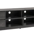 thumbnail image 4 of CorLiving Hollywood Mid-Century Modern Dark Gray Engineered Wood TV Stand with Drawers for Most TVs up to 85": Large Media Console, TV Stand for Living Room, Contemporary TV Console Cabinet, 4 of 14