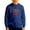 #2_Navy, variant on SUXIAN Boys Long Sleeve Crewneck Print Sweatshirt Soft Lined Thermal Pullover Top for Kids Winter Holiday Casual Wear with Boys Sweatshirts #1_White 13-14 Years