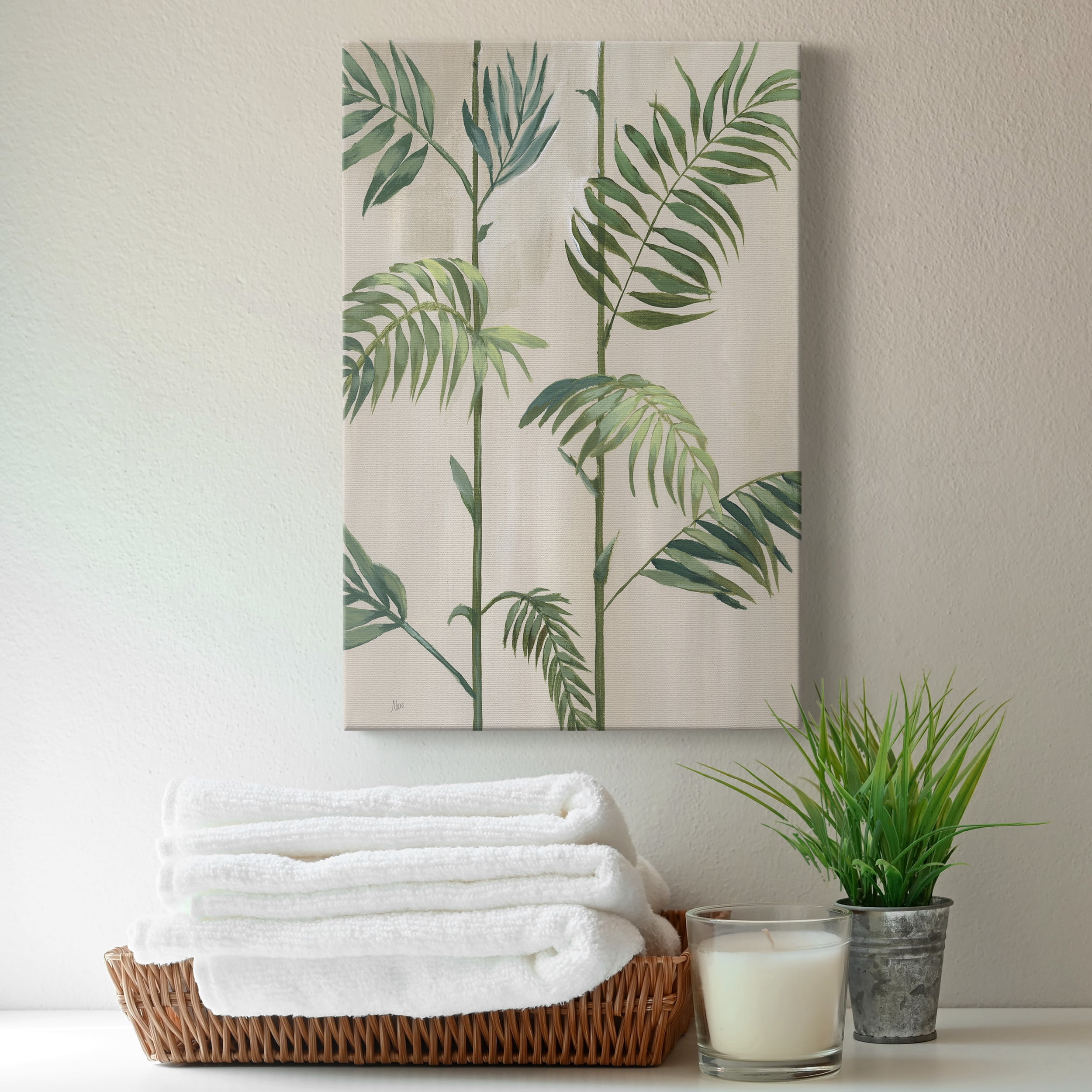 Modern Fronds I Premium Gallery Wrapped Canvas - Ready to Hang - 12 x 18