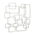 thumbnail image 2 of Elara Silver Curved Square Abstract Wall Decor, 2 of 4