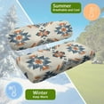 thumbnail image 6 of POLERO Aztec Ethnic Geometric Print Golf Cart Seat Covers for Club Car Precedent Ordinary Seats, Breathable Front and Back Seat Cushion Cover for Golf Cart, Easy to Install, 6 of 8