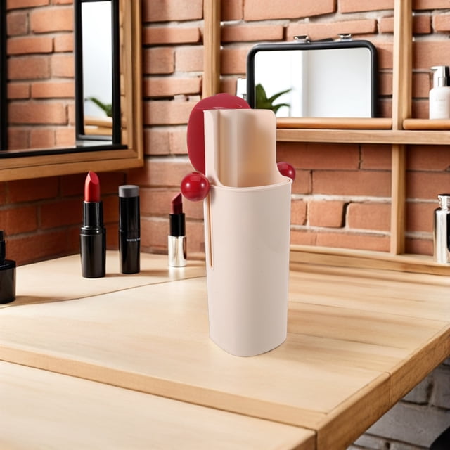 OULII Caja Para Brochas De Maquillaje Con Polvo Para Almacenamiento En Casa