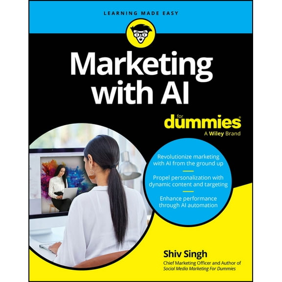 Marketing with AI for Dummies, (Paperback)