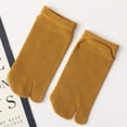 thumbnail image 1 of Yellow Socks 1 Pcs Socks Split Toe Design Separates Toes Bunion and A Bunion Pad Toe Friction and Hallux Valgus, 1 of 5