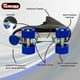 thumbnail image 3 of CHICAGO Skates Patines de cuatro ruedas negros premium para niños y hombres principiantes Diseño clásico ajustable de caña alta para patines de interior o exterior y Roller Derby, 3 of 5