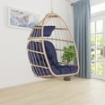 thumbnail image 3 of M optimized Garden Egg Swing Chair, Rattan Hanging Chair, Patio Porch Lounge Egg Swing Chair, Outside Wicker Swing Chair for Indoor Outdoor, 3 of 9