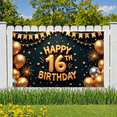 thumbnail image 7 of Yatrandify Decorative Design Happy Birthday Banner Glittery Letters Balloon Decoration for Birthday Party Celebration Event, 7 of 7