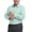 Light Green, variant on Collared Solid Plain Long Sleeve Stretch Casual Dress Pullover for Big Men, Relax Fit All Occasion Everyday Formal Tops Wine 2XL