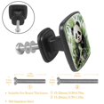 thumbnail image 3 of 4 Pcs Cabinet Handle Drawer Pulls Panda Knobs with Screws Square Furniture Office Cabinet Knob Decoration, 3 of 7