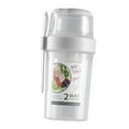 thumbnail image 4 of Vasos para ensalada con tenedor, vasos para postre, recipientes para ensalada, parfait de yogur Blanco, 4 of 9