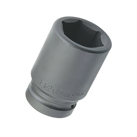 

Genius Tools 1 Dr. 2-5/16 Deep Impact Socket (CR-Mo) - 869574