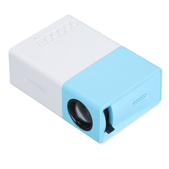Mini De Películas Portátil 1080P Full HD Entretenimiento Para Niños Azul Cine En Casa De Imagen Colorida Dinámica