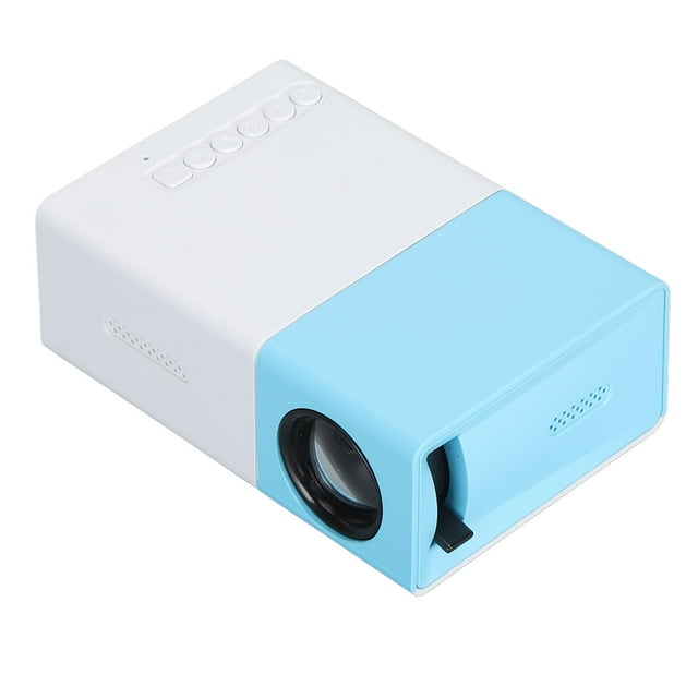 Mini De Películas Portátil 1080P Full HD Entretenimiento Para Niños Azul Cine En Casa De Imagen Colorida Dinámica