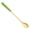Green, variant on Ybomd,17.5cm 410 Stainless Steel Dessert Spoons – Multicolor Ceramic Handle, Long Ice Spoons for Coffee, Tea, and Desserts