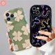 thumbnail image 3 of Funda Para Redmi 9T A1 10C 10 9A 9 A2 10A 9C NFC Note 11 8 9 10 11s 10S 10Pro Max POCO M3 Flores Frescas 3D Borde Curvado Brillante Floral A Prueba De Golpes Cubierta Suave, 3 of 4