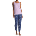 thumbnail image 1 of Pyjama Imprimé Pyjama 2 Pcs Haut Lilas Pantalon Bleu Taille m, 1 of 1