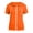 Orange, variant on vzibsiv Womens Short Sleeve Zip Up Hoodie Casual Summer Top For Women,Black L