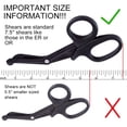 thumbnail image 3 of Stainless Steel Bandage Scissors Trauma Shears Medical Scissors Nursing Scissors First Aid Scissors EMT Shears for Doctor Nurses, 3 of 7