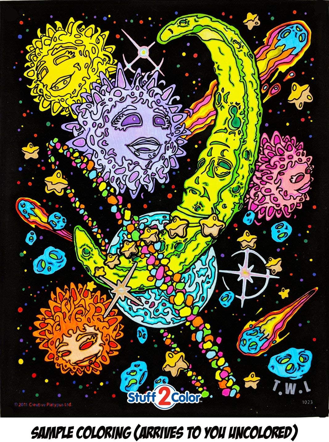 Cosmos - Fuzzy Velvet Coloring Poster 16x20 Inches