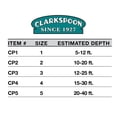 thumbnail image 4 of Cepilladora de pesca Clarkspoon de acero inoxidable con diseño reforzado, 4 of 5