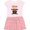 Pink With Stripes, variant on Inktastic Labrador Retriever Dog Gift Girls Toddler Dress